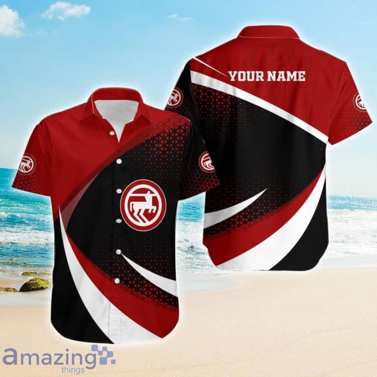 Rossmann Short Sleeve Custom Name Hawaiian Shirt For Men And Women Product Photo 1