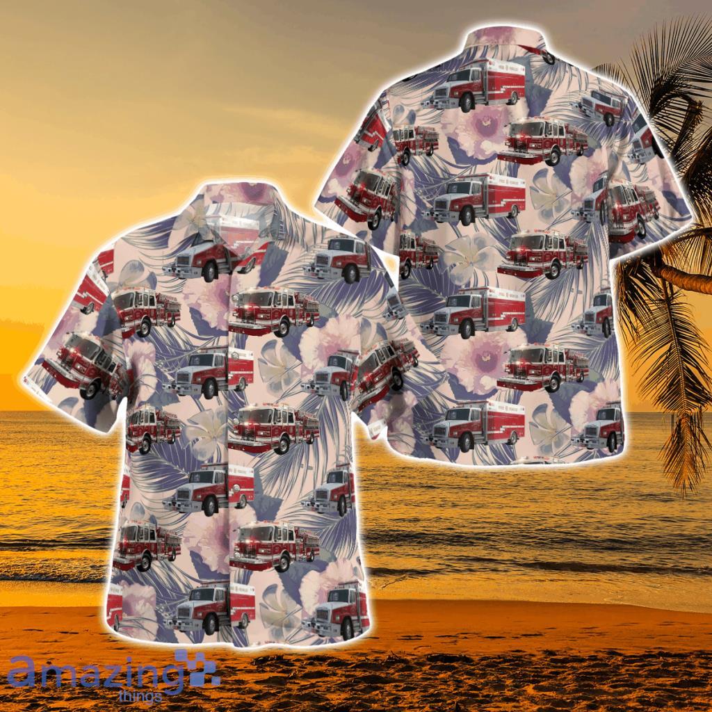 Round Lake, Ny Fire Department Hawaiian Shirt - Round Lake, Ny Fire Department Hawaiian Shirt