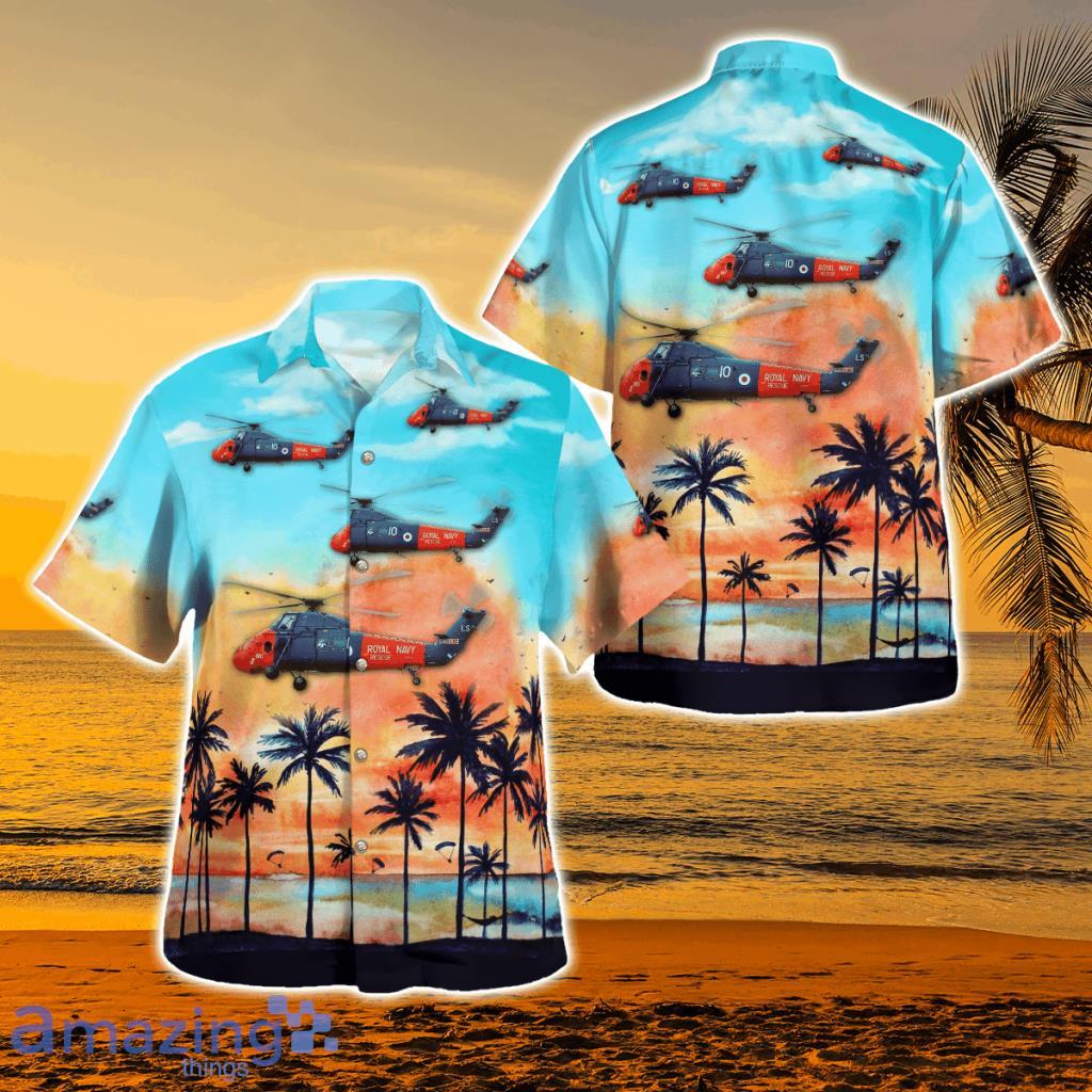 Royal Navy Wessex Hu.5 Hawaiian Shirt - Royal Navy Wessex Hu.5 Hawaiian Shirt