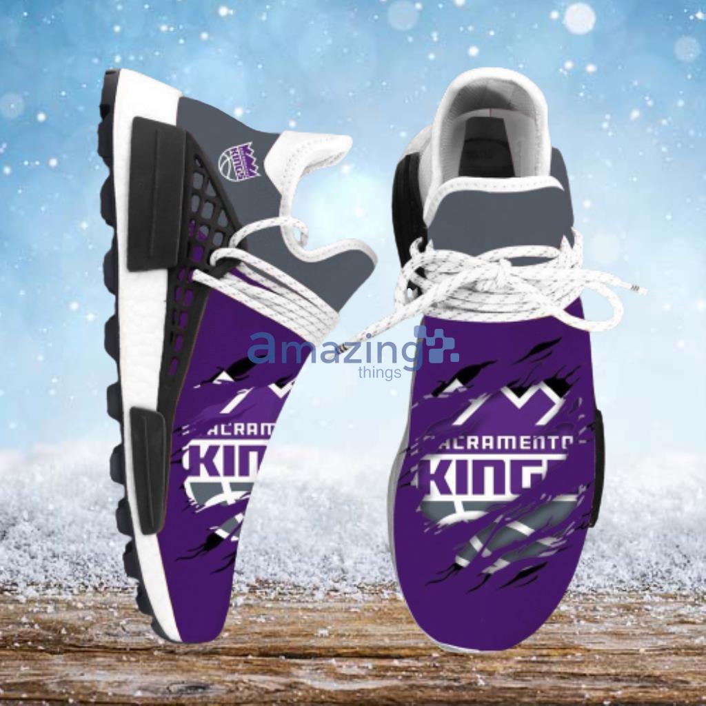 Sacramento Kings MLB NMD Human Race Shoes Running Sneakers - Sacramento Kings MLB NMD Human Race Shoes Running Sneakers