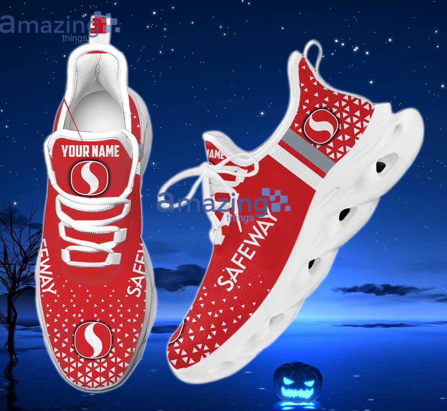 Safeway Running Sneakers Custom Name Men And Women Max Soul Shoes image Safeway Running Sneakers Custom Name Men And Women Max Soul Shoes Product Photo 2