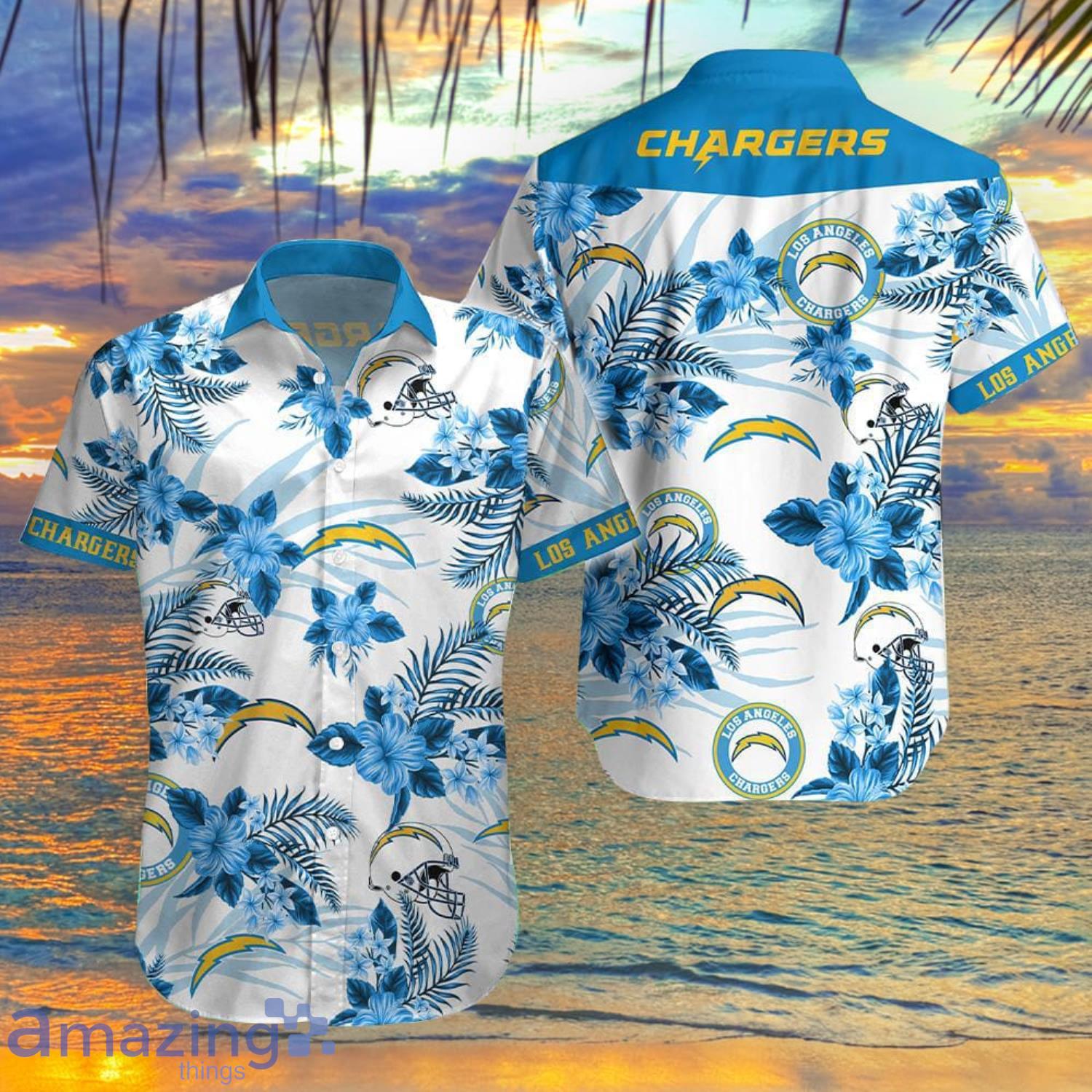 San Diego Chargers Aloha Hawaiian Shirt Summer Gift