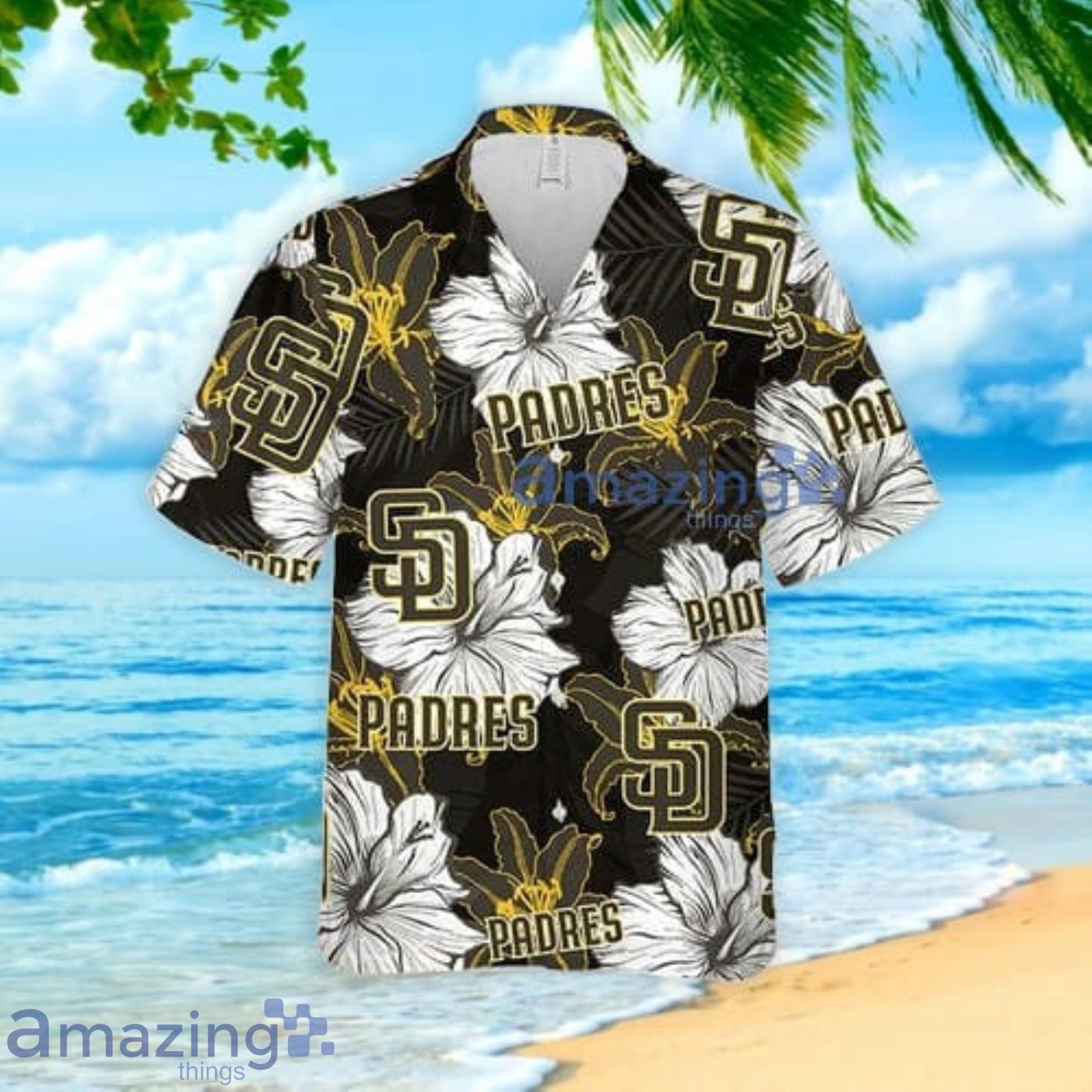 San Diego Padres Floral Pattern Hawaiian Shirt And Shorts Summer Gift For  Padres Baeball Jersey