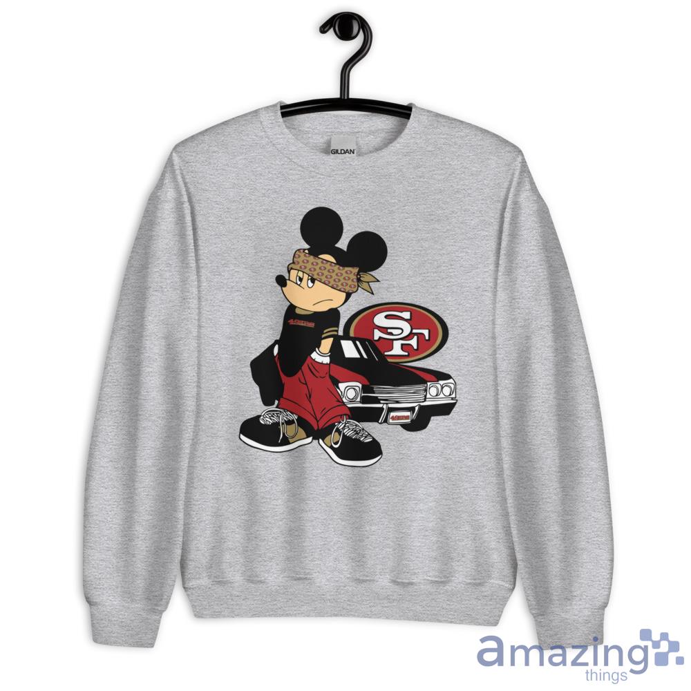 San Francisco Giants Mickey Mouse T-Shirt Adult Sz.S BLACK