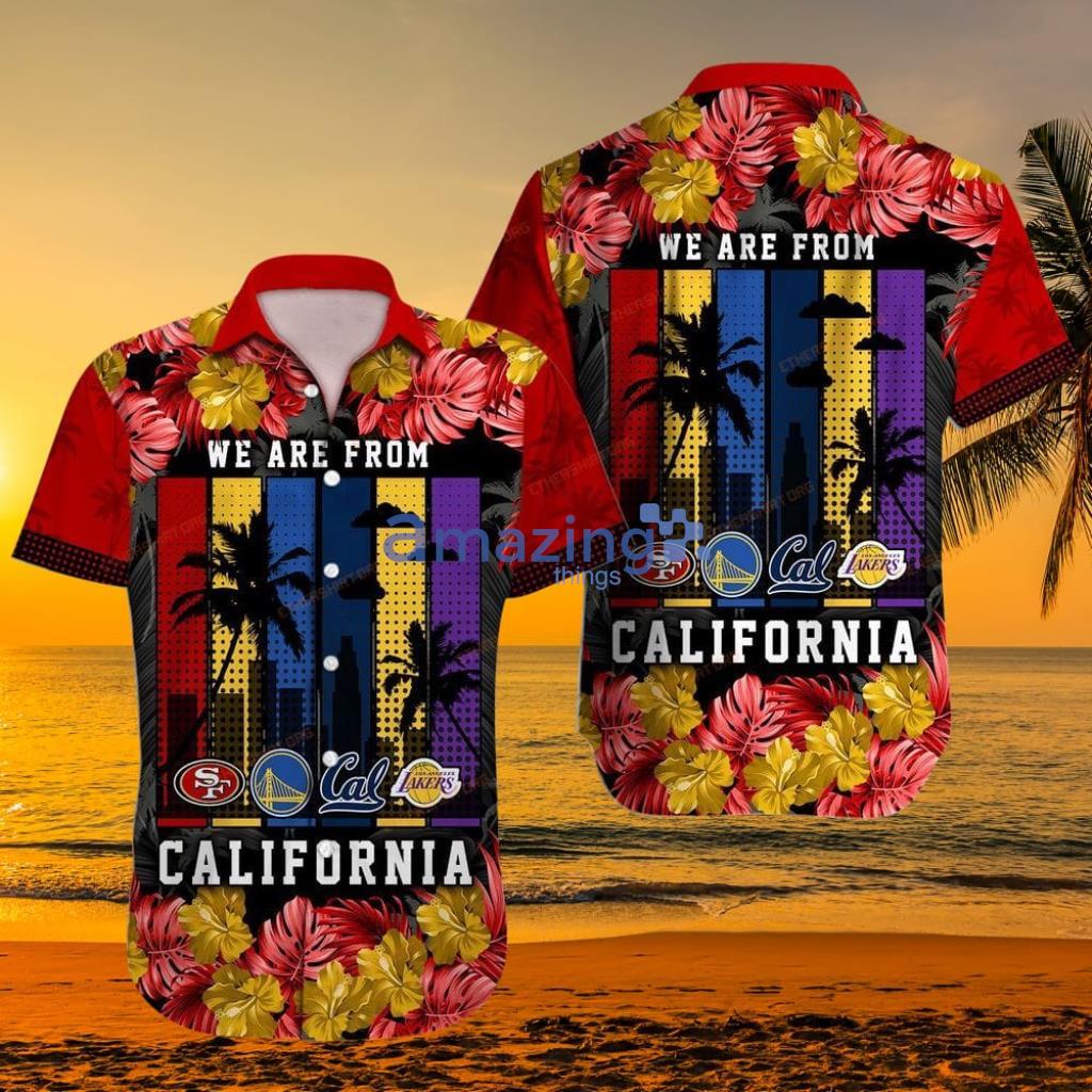 San Francisco 49ers Golden State Warriors Los Angeles Lakers California  Golden Bears Hawaii Shirt