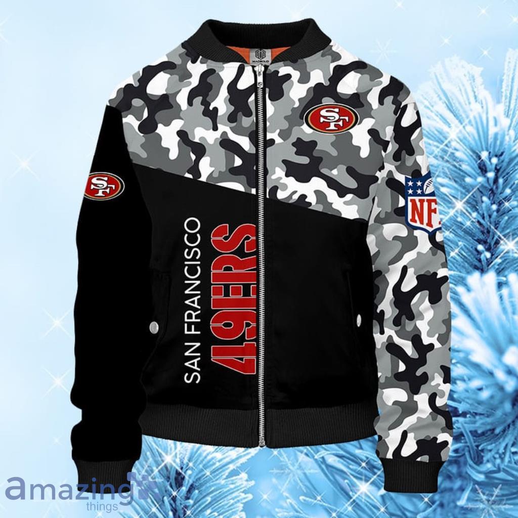 NFL San Francisco 49ers Red Unisex Bomber Jacket 3D