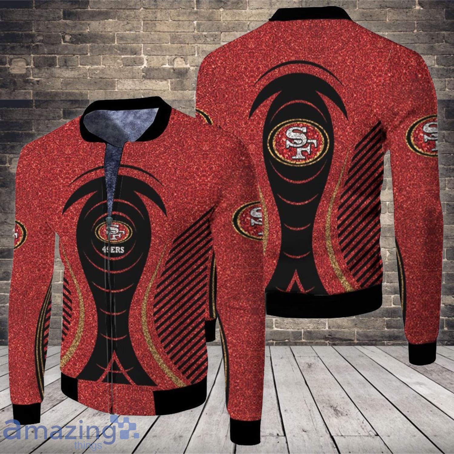 red 49ers bomber jacket