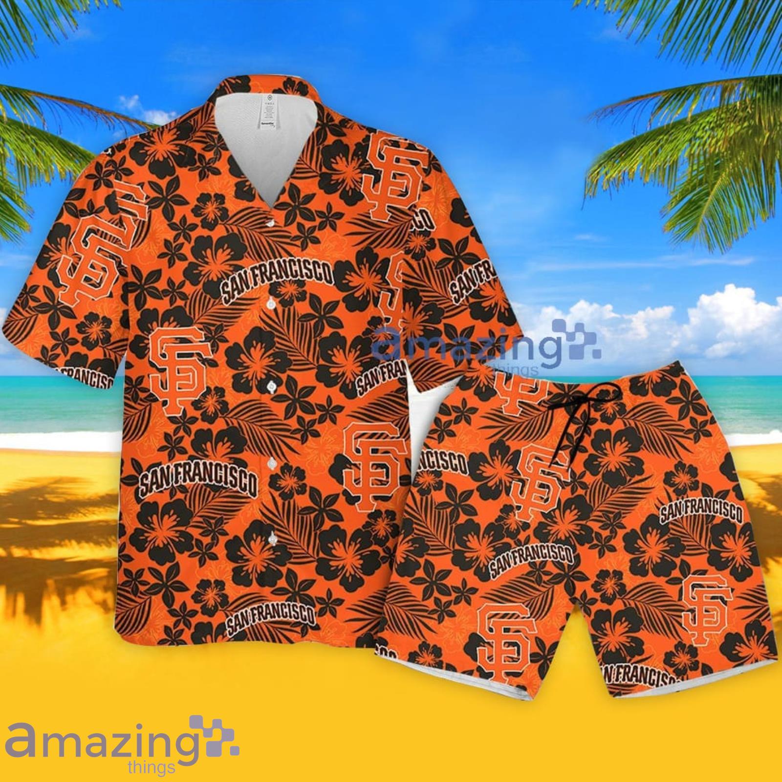 SF Giants Hawaiian Shirt Hibiscus Pattern San Francisco Giants Gift -  Personalized Gifts: Family, Sports, Occasions, Trending