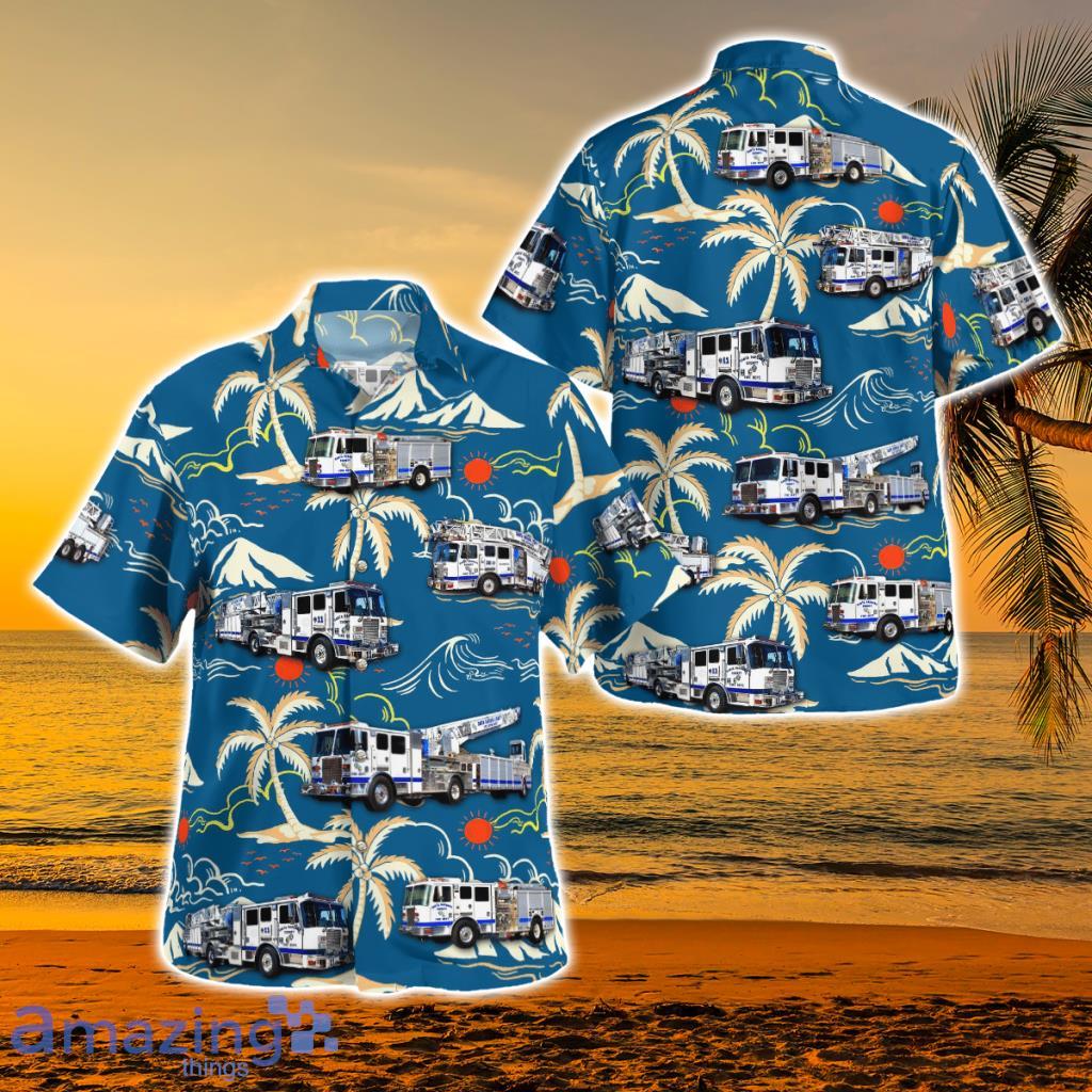 Santa Barbara County Fire Department Hawaiian Shirt - Santa Barbara County Fire Department Hawaiian Shirt