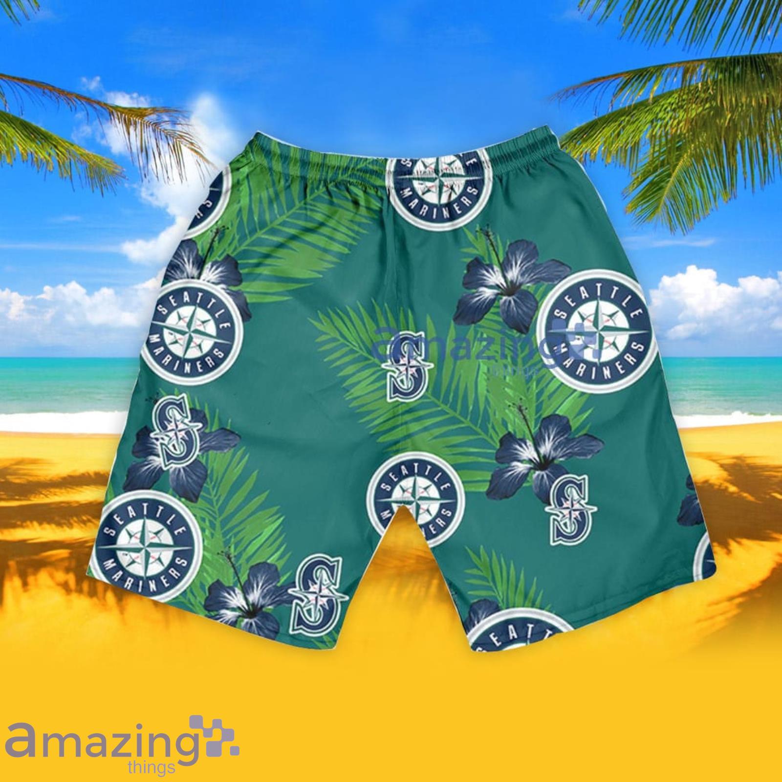 NEW FASHION 2023 Seattle Mariners Hawaiian Shirt flower summer