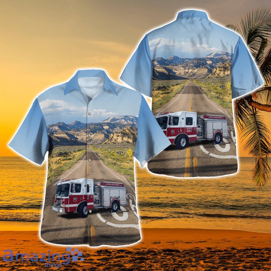 Sedona Fire District, Sedona, Arizona Hawaiian Shirt - Sedona Fire District, Sedona, Arizona Hawaiian Shirt
