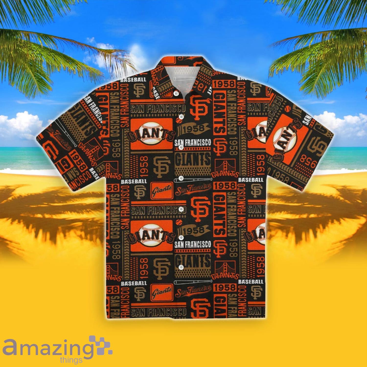 San Francisco Giants Baseball Aloha Beach Summer Hawaiian Shirt