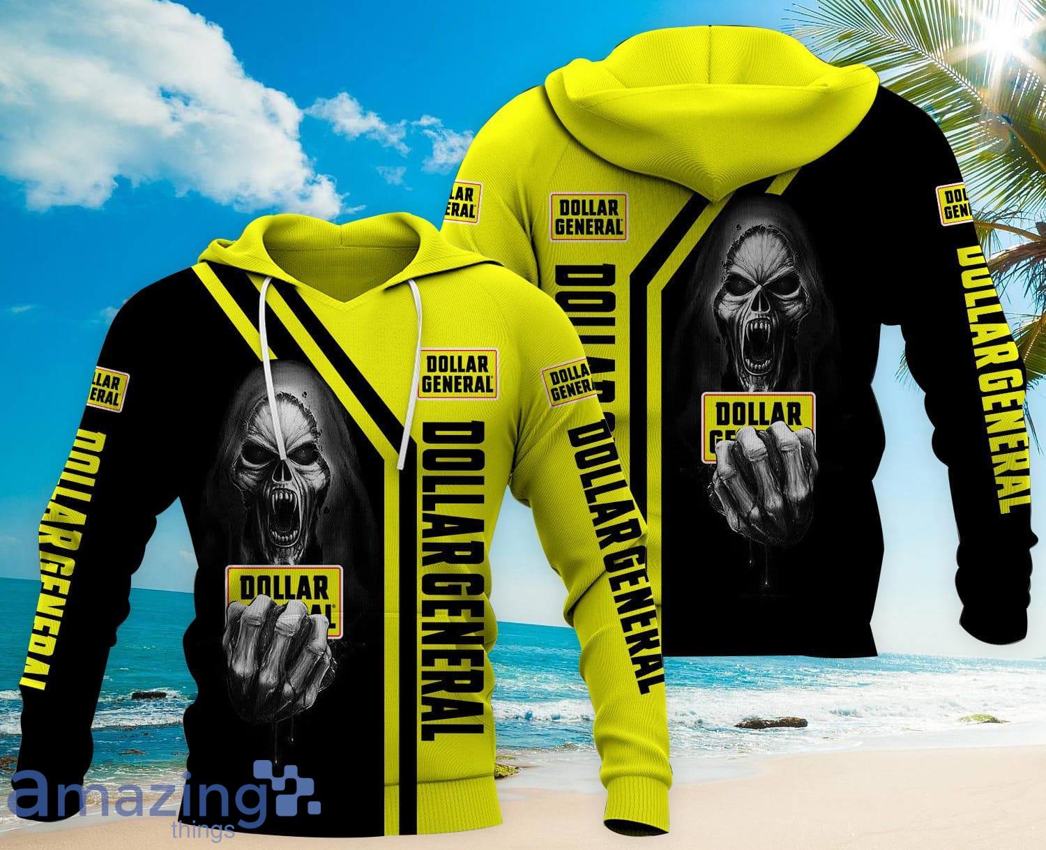 Skull Dollar General Skull All Over Printed 3D Hoodie Zip Hoodie Product Photo 1