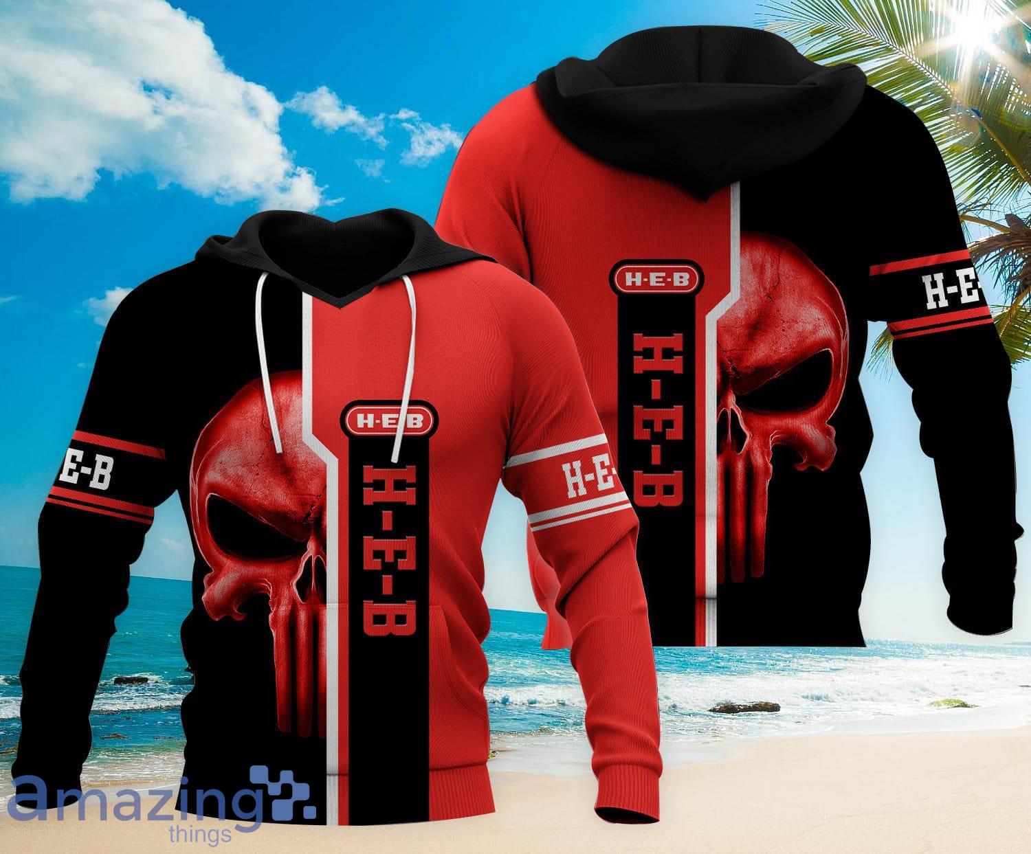 Skull Halloween Gift H-E-B All Over Printed 3D Hoodie Zip Hoodie Product Photo 1