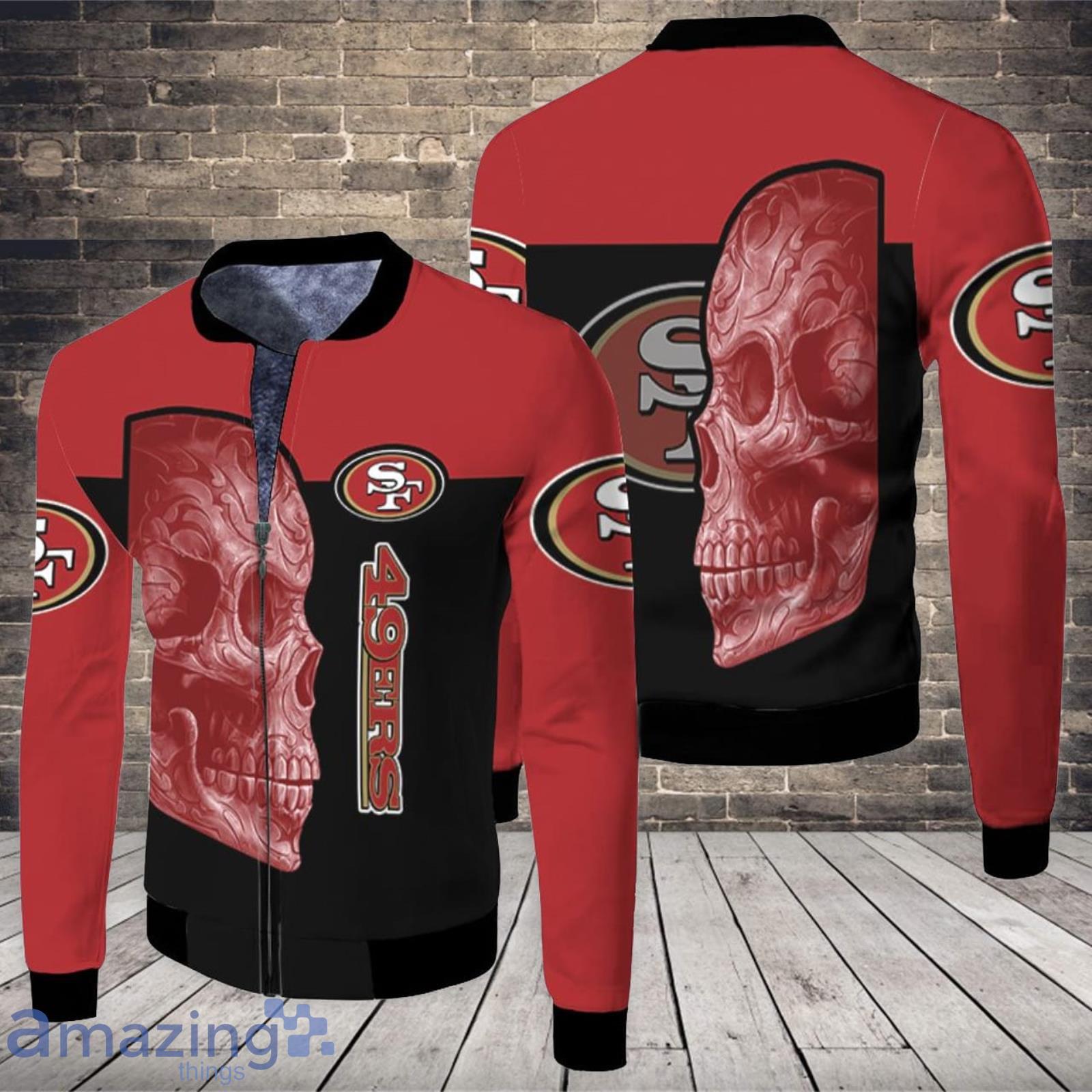 San Francisco 49ers Fleece Leather Jacket