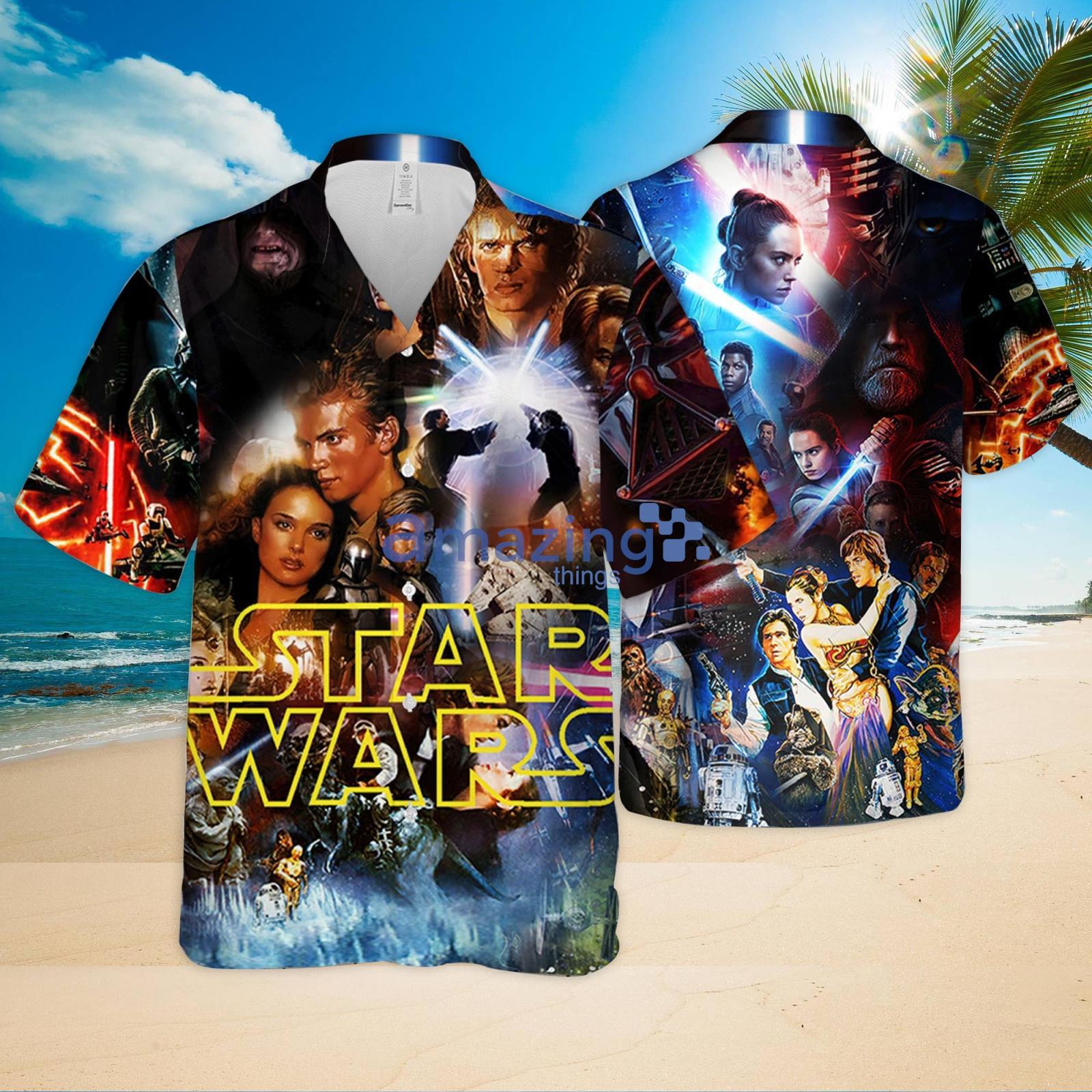 Star Wars Characters Hawaiian Shirt Beach Summer