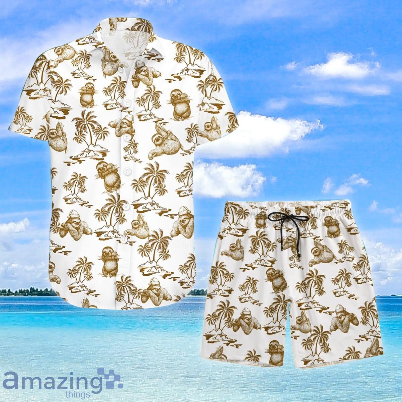 Sloths Shirt Sloth Hawaiian Shirt Shorts Sloth Lover Shirt Hawaii Shirt Product Photo 1