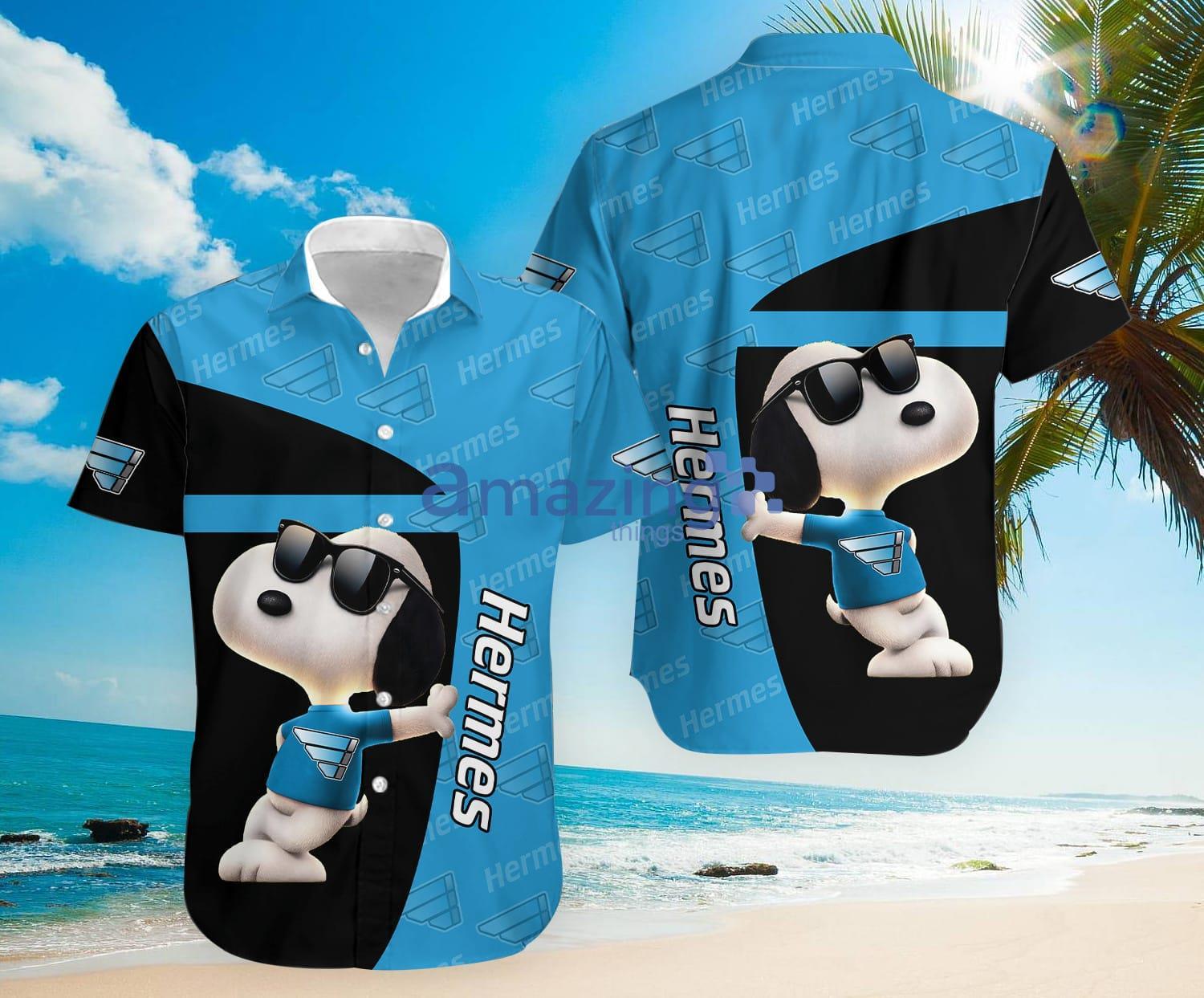 Snoopy Lover Hermes Europe Hawaiian Shirt Product Photo 1