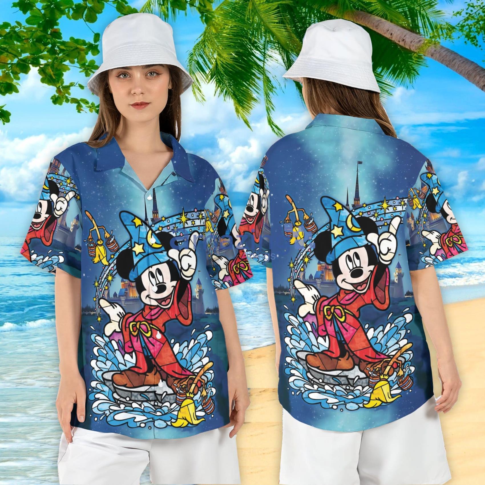 Mickey Mouse Disney Hawaiian Beach Shirt