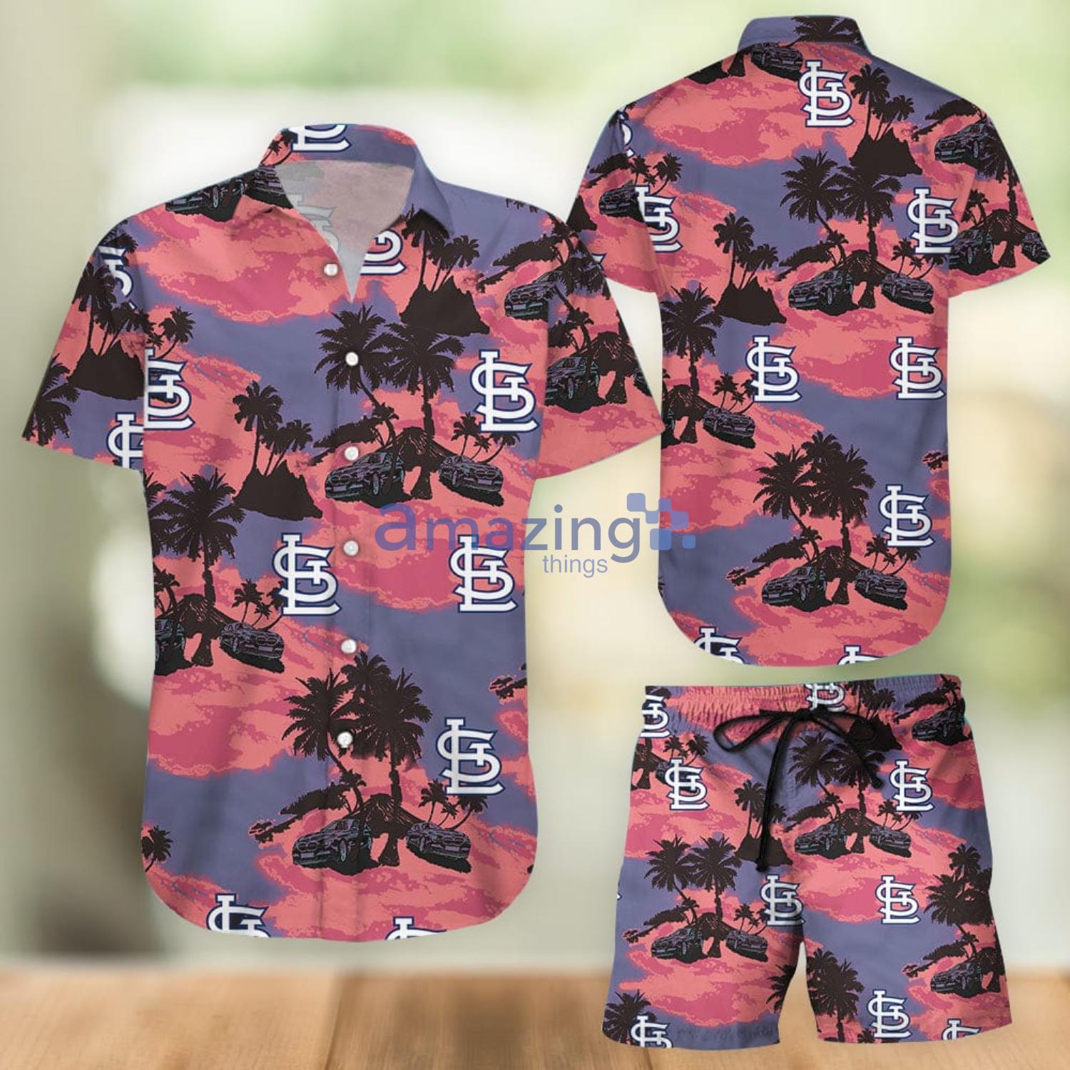 St Louis Cardinals Vintage Mlb Set 3D Hawaiian Shirt And Short