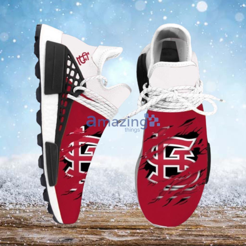 St Louis Cardinals MLB NMD Human Race Shoes Sneakers - St Louis Cardinals MLB NMD Human Race Shoes Sneakers