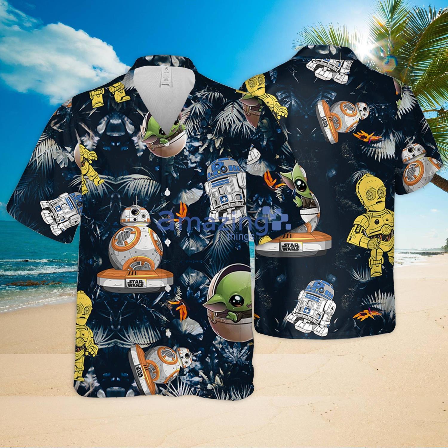 Star War Charactere Dark Flower Hawaiian Shirt Gift For Summer Vacation Product Photo 1