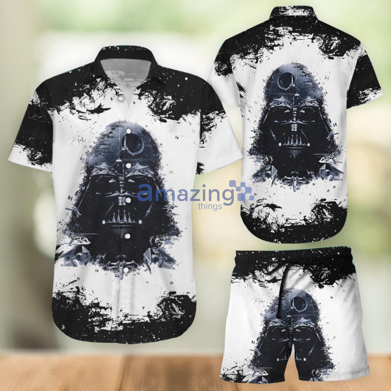Star War Darth Vader Combo Hawaiian Shirt And Shorts Summer Set Holiday Gift Product Photo 1 Star War Darth Vader Combo Hawaiian Shirt And Shorts Summer Set Holiday Gift Product Photo 1