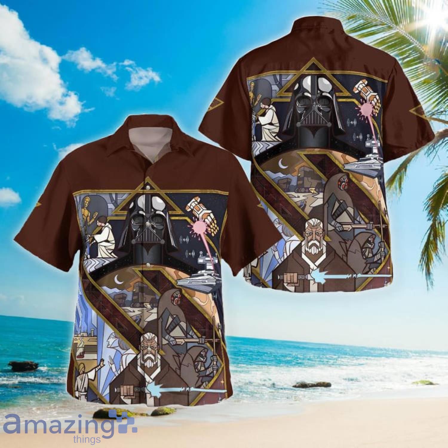 Star Wars Iv Aloha Summer Gift Hawaiian Shirt Product Photo 1