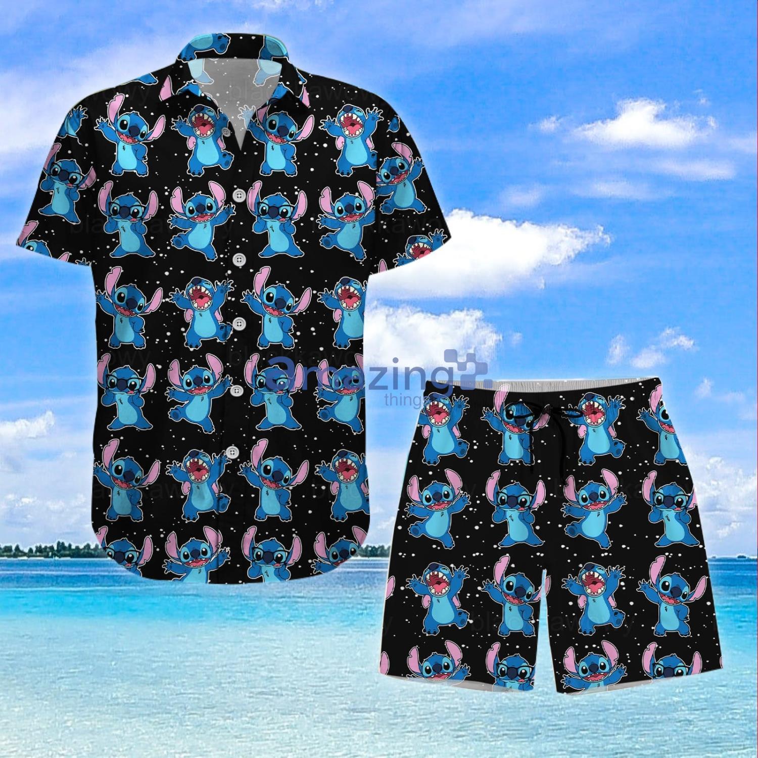 Stitch Lover Disney Stitch Funny Summer Gift Hawaiian Shirt And Shorts Product Photo 1 Stitch Lover Disney Stitch Funny Summer Gift Hawaiian Shirt And Shorts Product Photo 1