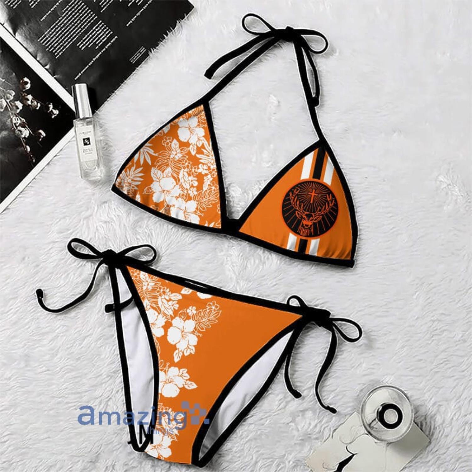 Summer Floral Blend Striped Jagermeister String Bikini Swimsuit Summer Gift Product Photo 1 Summer Floral Blend Striped Jagermeister String Bikini Swimsuit Summer Gift Product Photo 1
