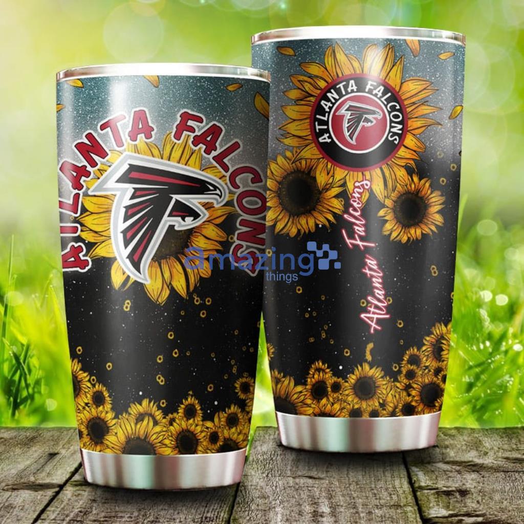 Sunflower Atlanta Falcons NFL Tumbler For Fans - Sunflower Atlanta Falcons NFL Tumbler For Fans
