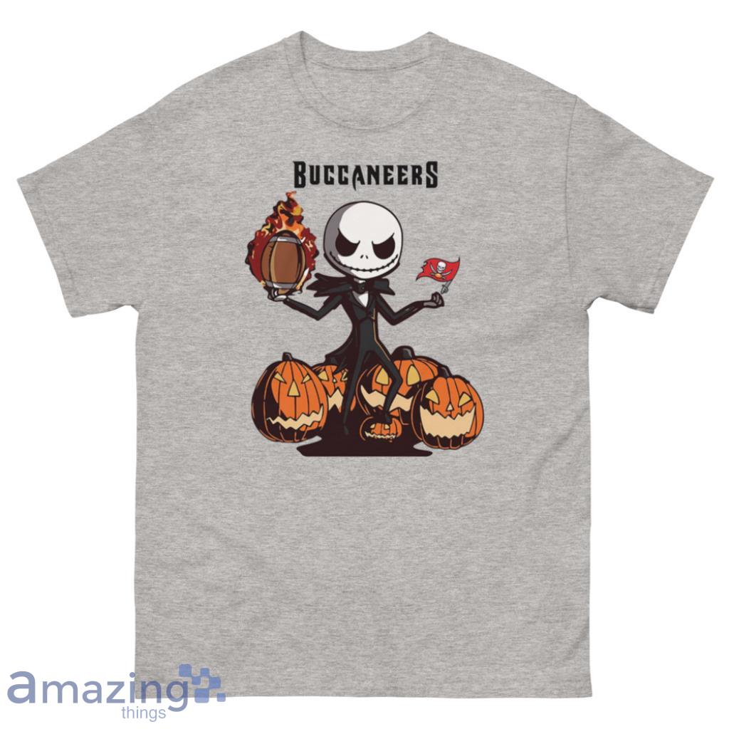 NFL Pittsburgh Steelers Football Jack Skellington Halloween Women's V-Neck  T-Shirt