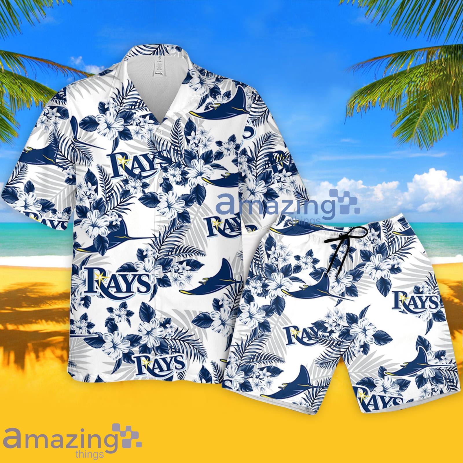 Tampa Bay Rays Hawaiian Shirt 3D Floral Pattern, Summer Gift For