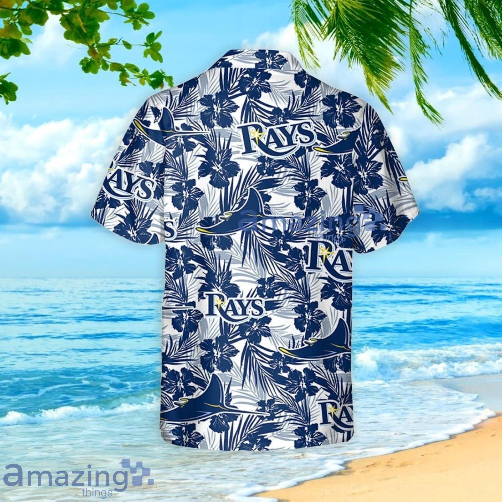 Tampa Bay Rays Hawaiian Shirt 3D Floral Pattern, Summer Gift For