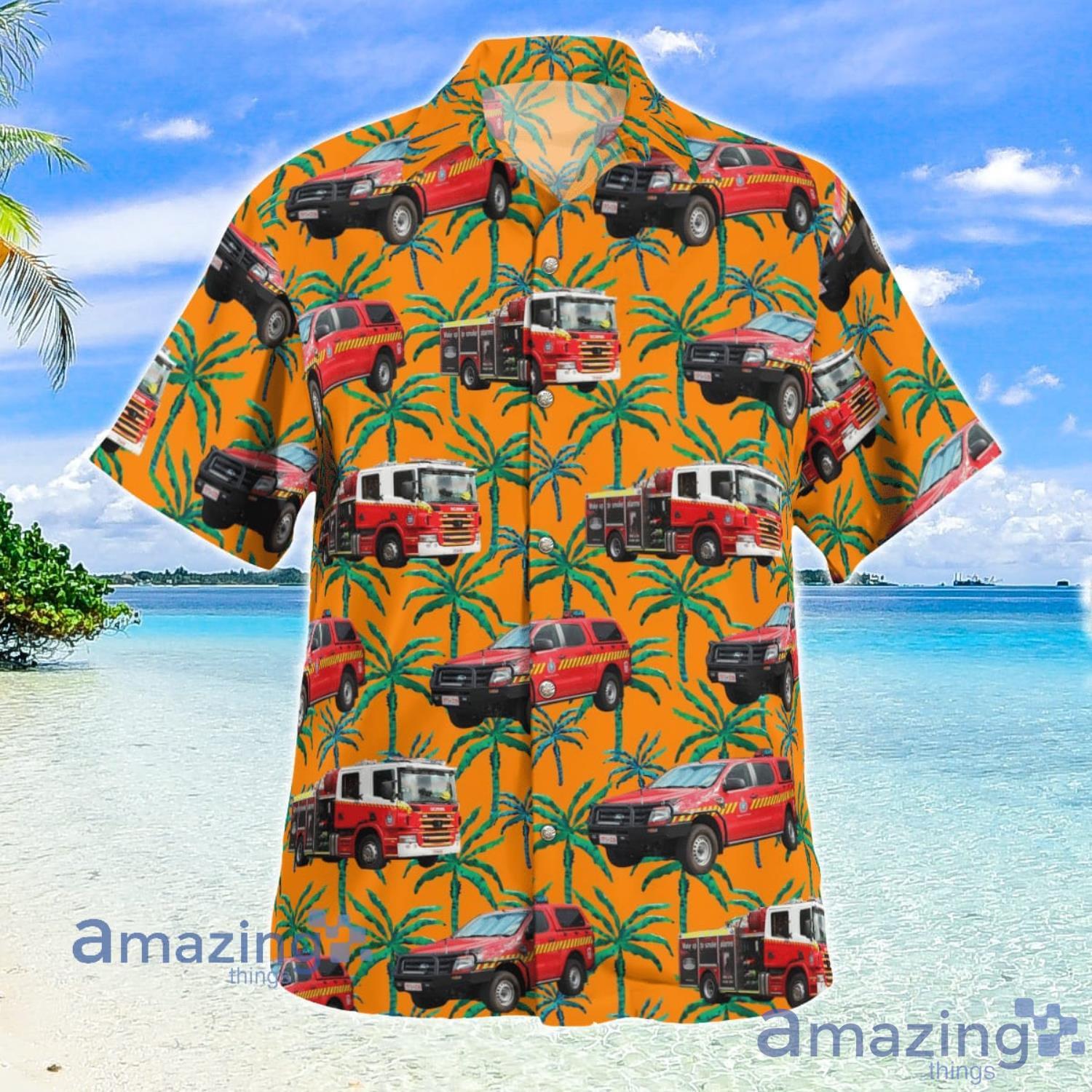Tasmania Fire Service Aloha Short Sleeve Hawaiian Shirt Summer Gift image Tasmania Fire Service Aloha Short Sleeve Hawaiian Shirt Summer Gift Product Photo 2