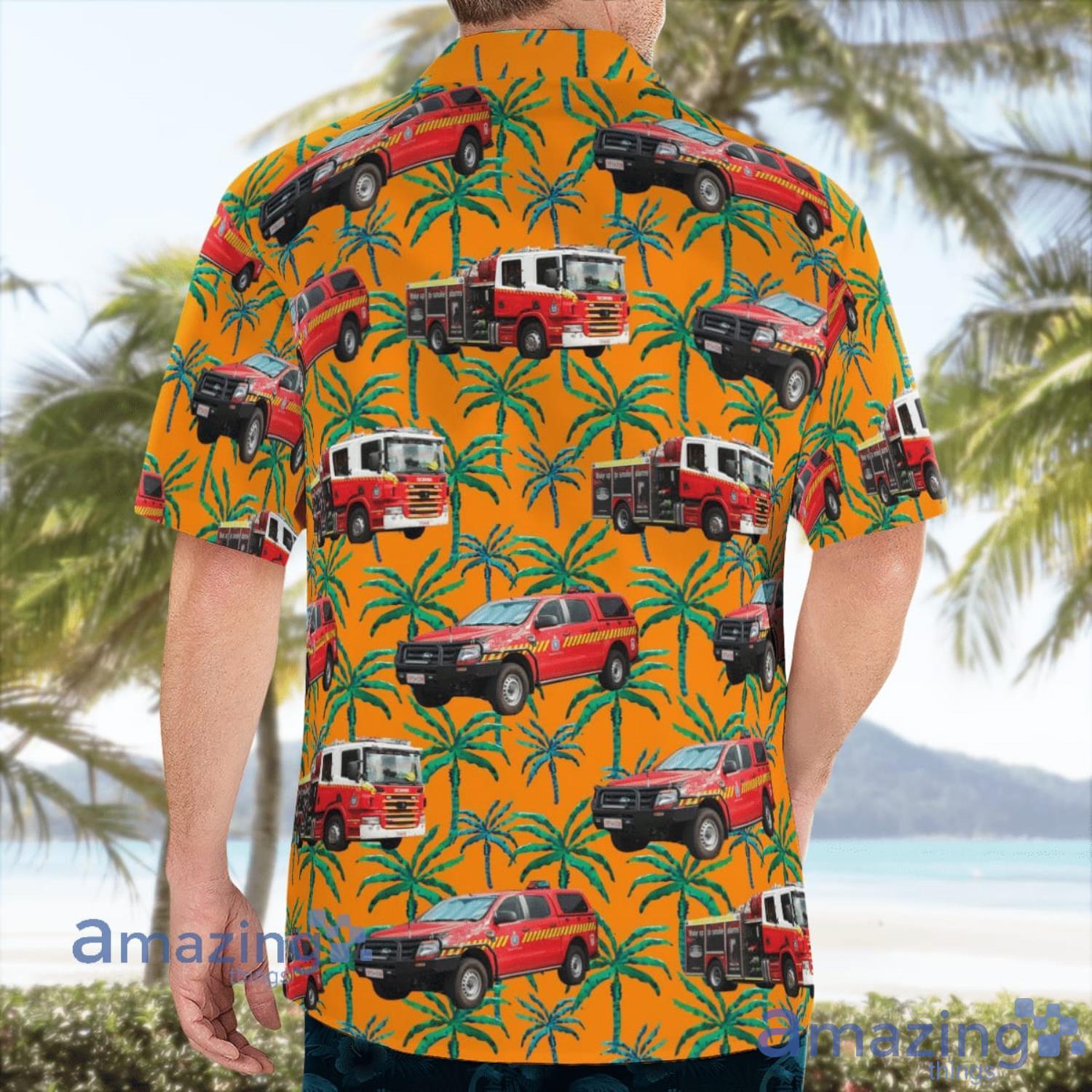 Tasmania Fire Service Aloha Short Sleeve Hawaiian Shirt Summer Gift image Tasmania Fire Service Aloha Short Sleeve Hawaiian Shirt Summer Gift Product Photo 4