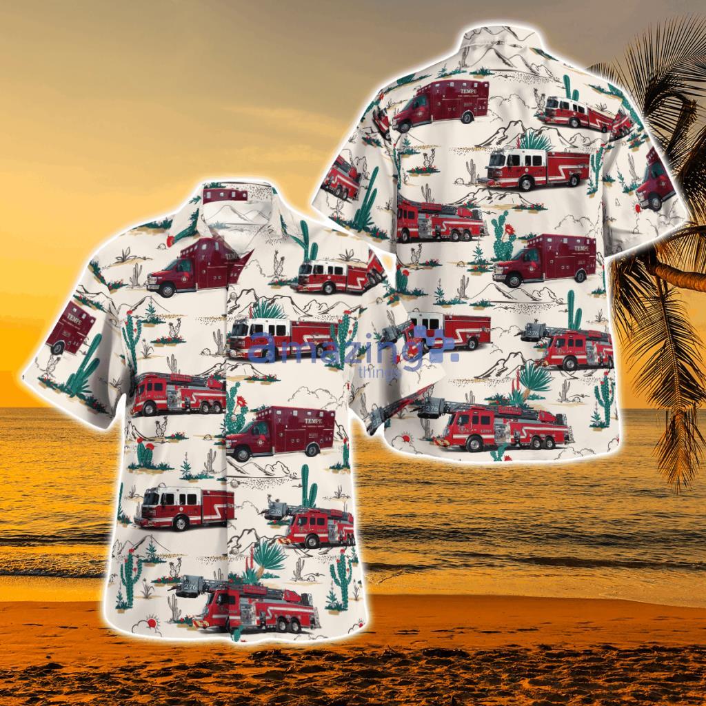 Tempe, Arizona, Tempe Fire Medical Rescue Department Hawaiian Shirt - Tempe, Arizona, Tempe Fire Medical Rescue Department Hawaiian Shirt