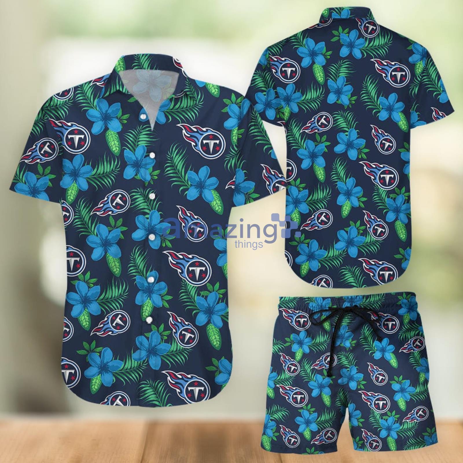 Tennessee Titans Hawaiian Shirt And Shorts Summer Vacation Gift