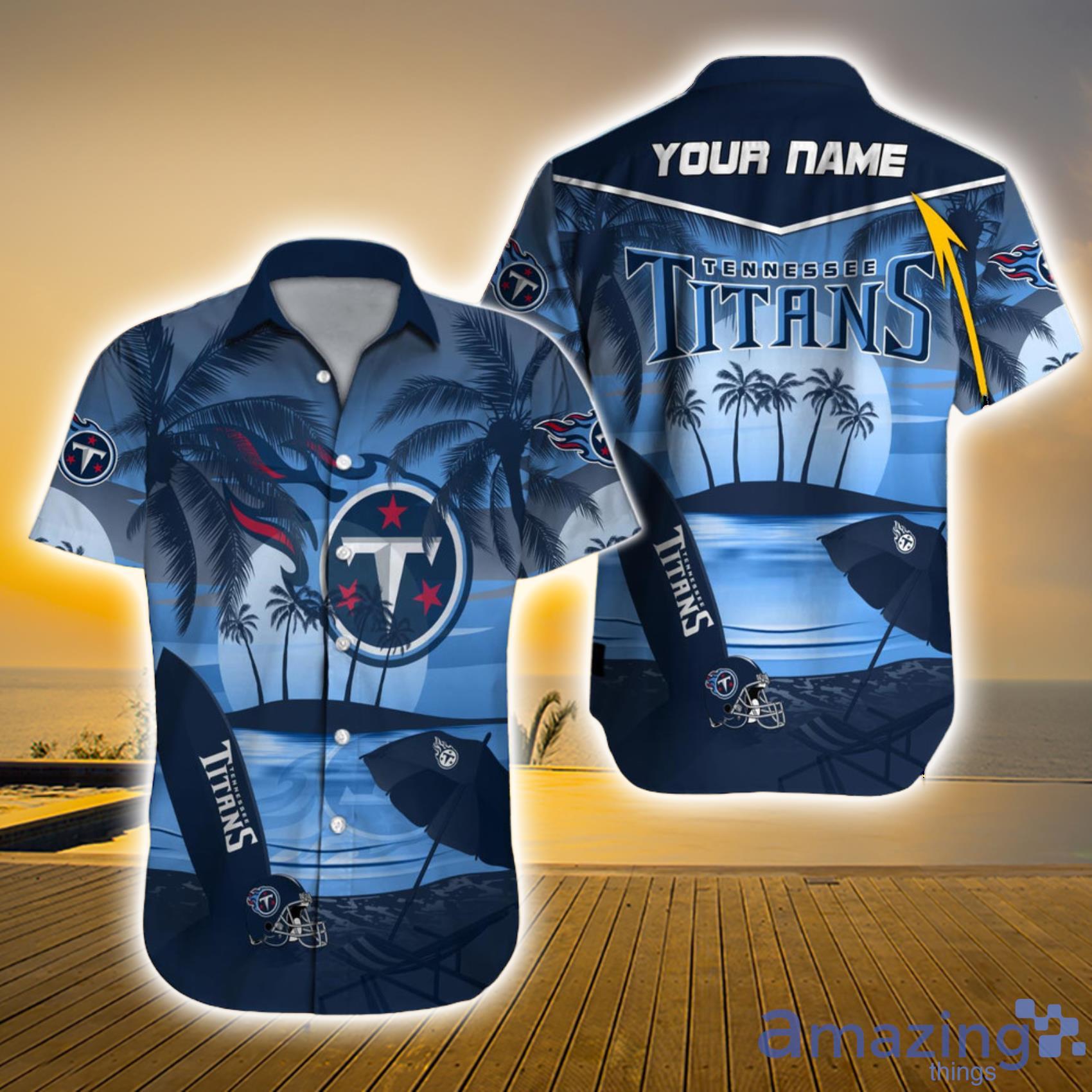 Personalized Tennessee Titans NFL Summer Hawaiian Shirt And Shorts