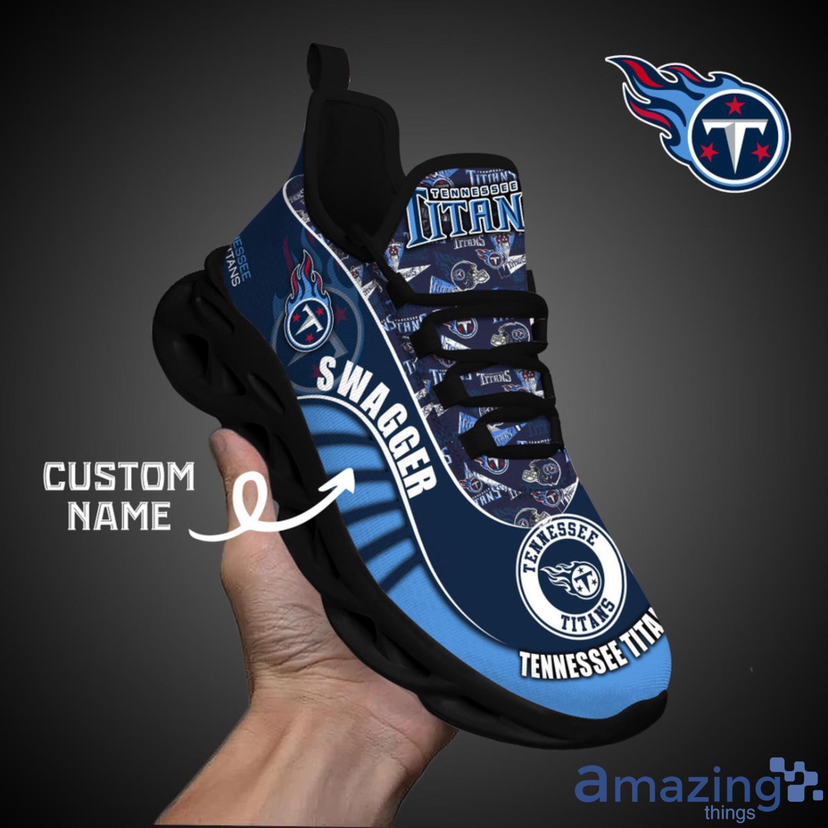 Tennessee Titans Personalized Max Soul Shoes - Owl Fashion Shop