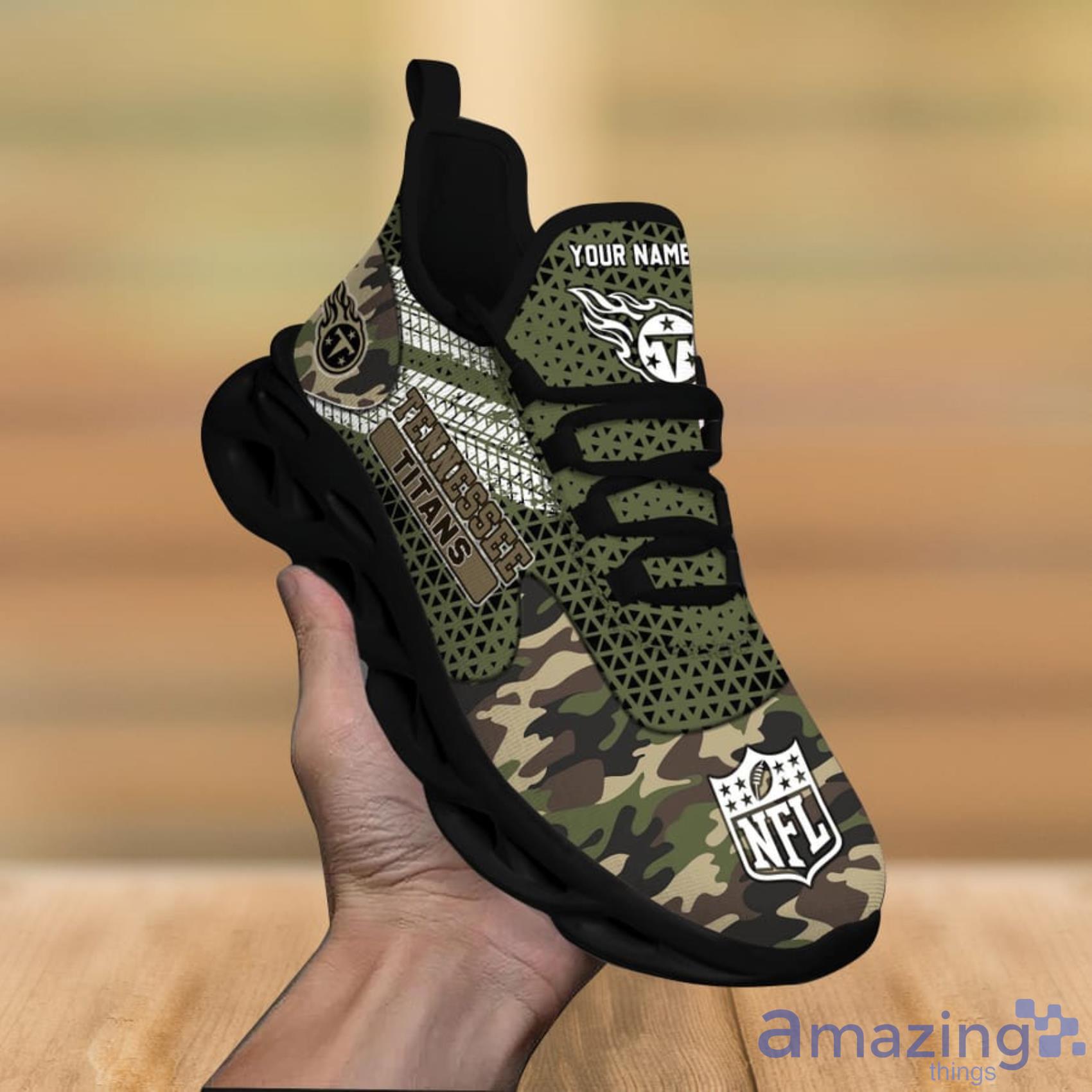 Tennessee Titans Hunting camo style Max Soul Shoes Best Gift For Men And  Women Fans