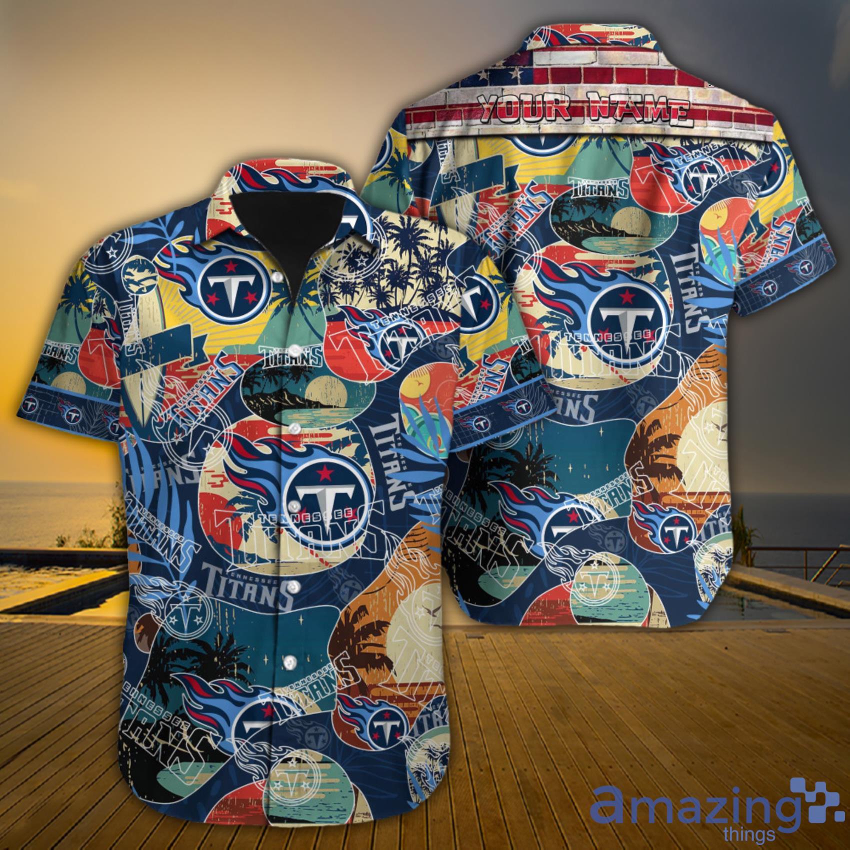 Tennessee Titans Colorful Hawaiian Shirt