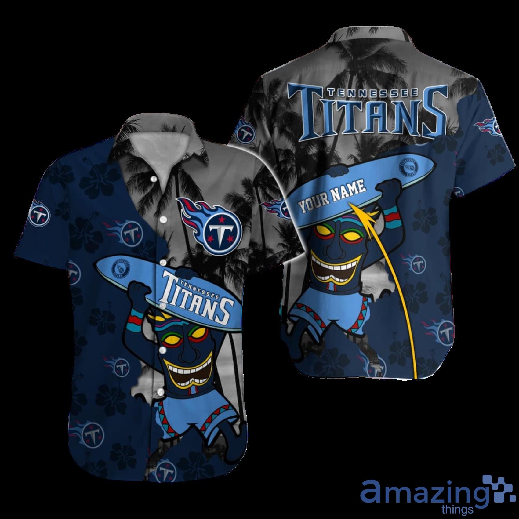 Tennessee Titans NFL Customized Summer Hawaiian Shirt - Trendy Aloha