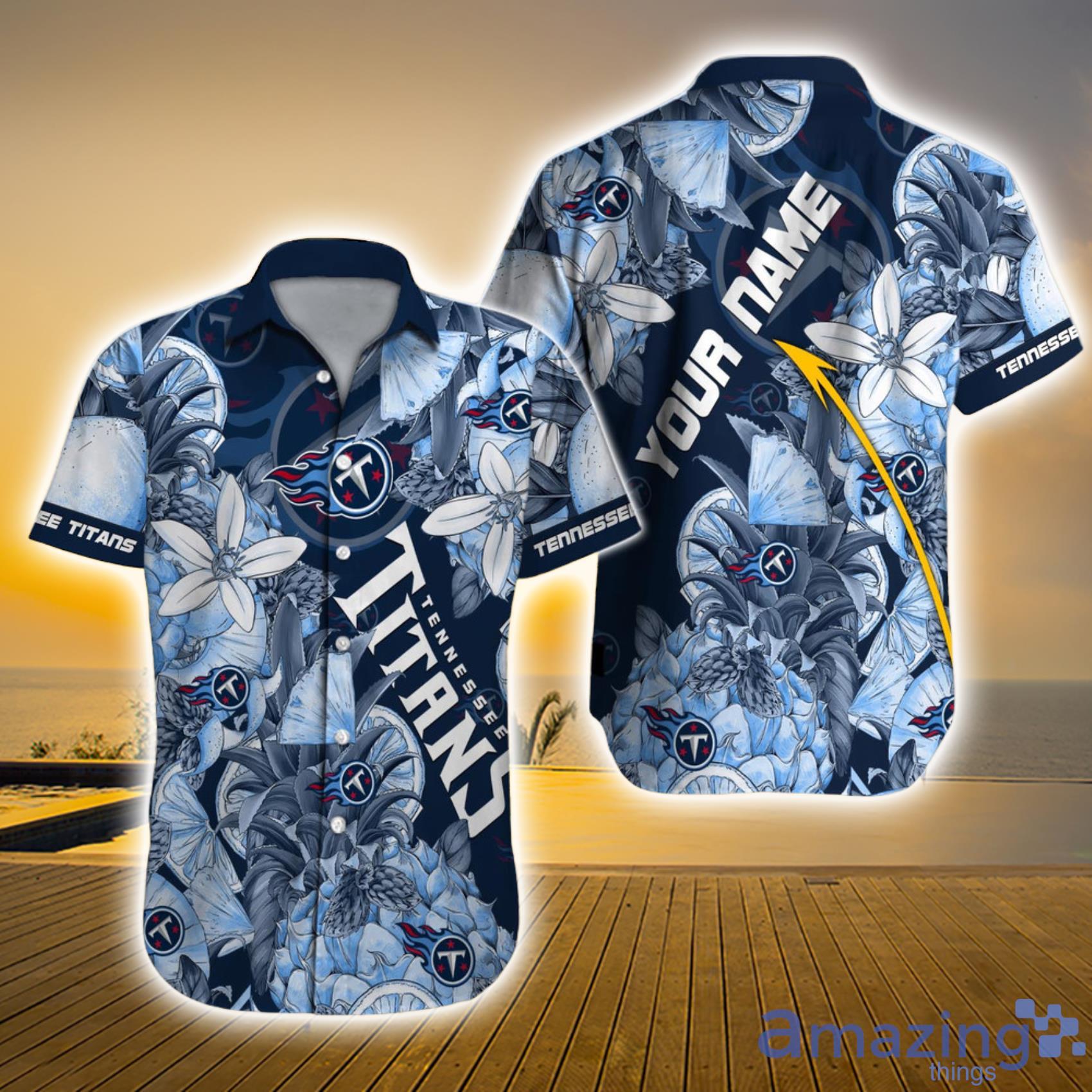 Tennessee Titans NFL Flower Hawaiian Shirt For Men Women