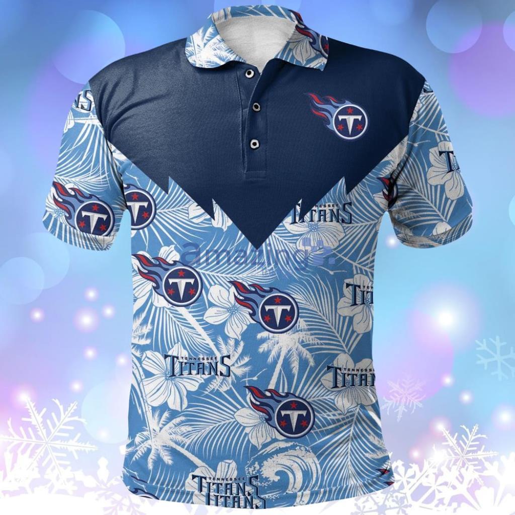 Tennessee Titans Polo Shirt Tropical Seamless NFL