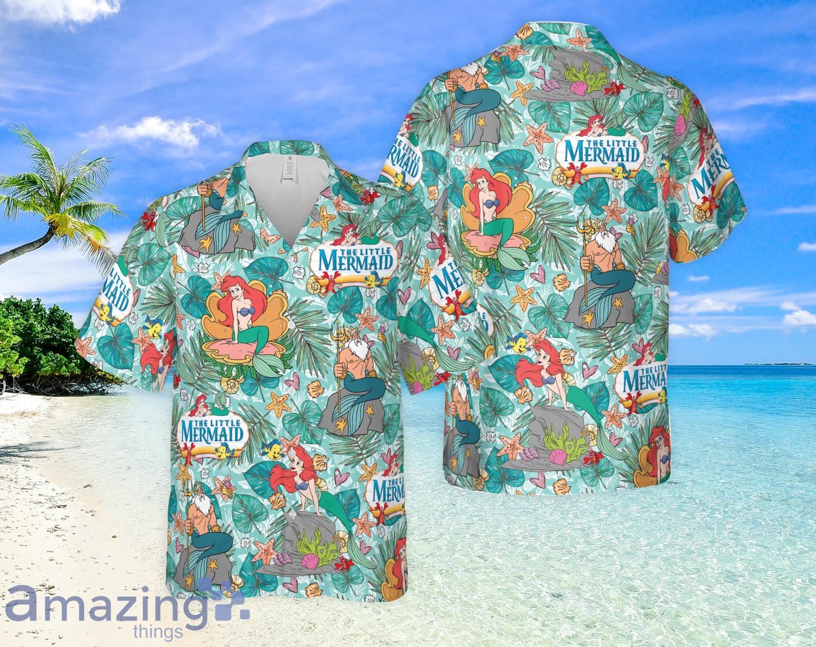 The Little Mermaid Aloha Disney Hawaiian Shirt Product Photo 1