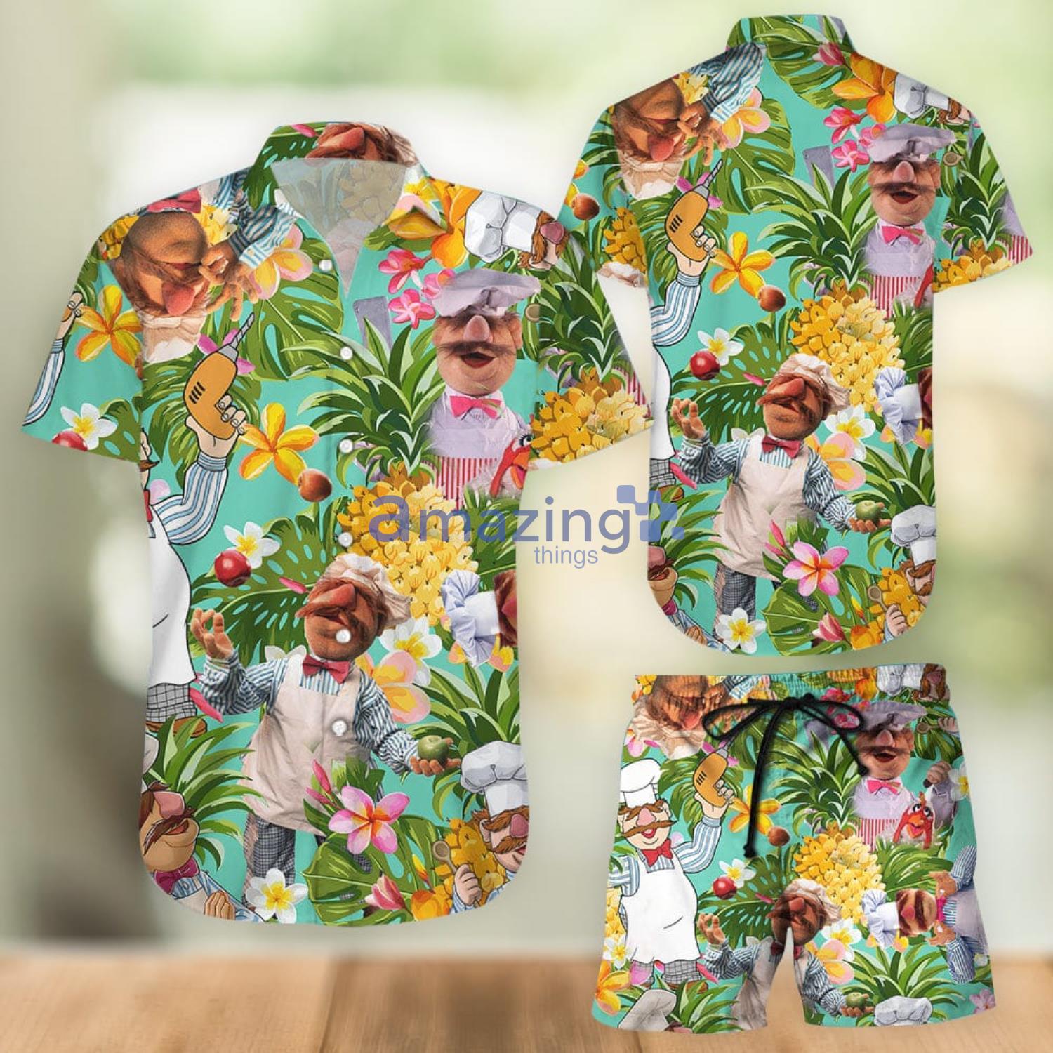 The Swedish Chef Aloha Combo Hawaiian Shirt And Shorts Gift For Summer Vacation Product Photo 1