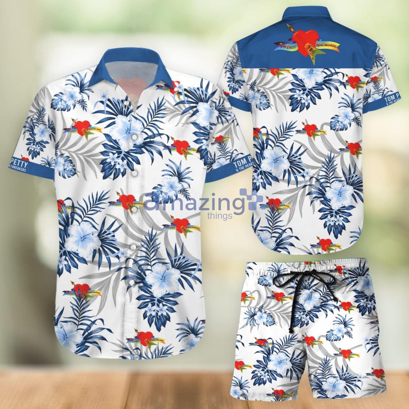 Tom petty and the heartbreakers Combo Hawaiian Shirt And Shorts Summer Set Holiday Product Photo 1