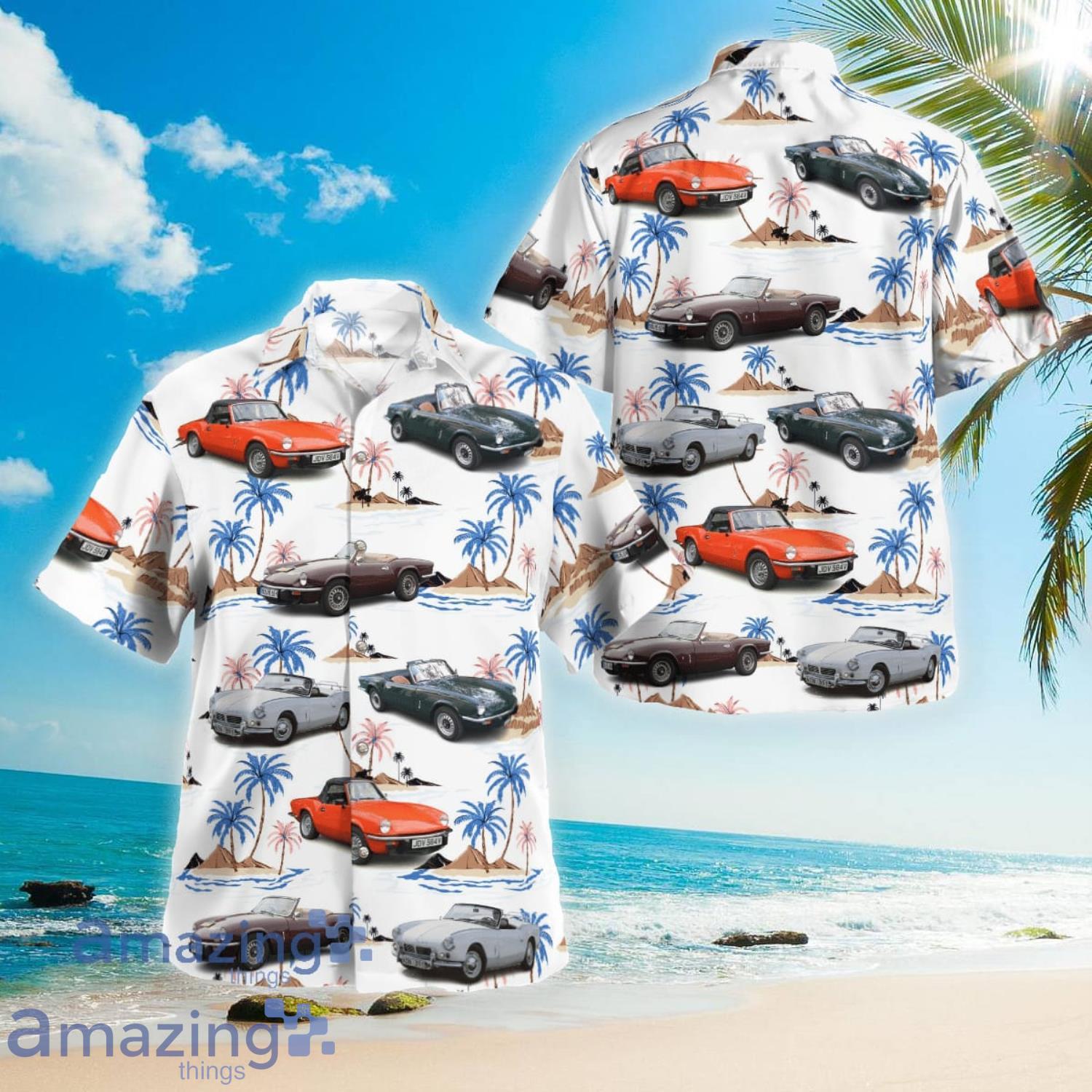 Triumph Spitfire Aloha Short Sleeve Hawaiian Shirt Summer Gift Product Photo 1