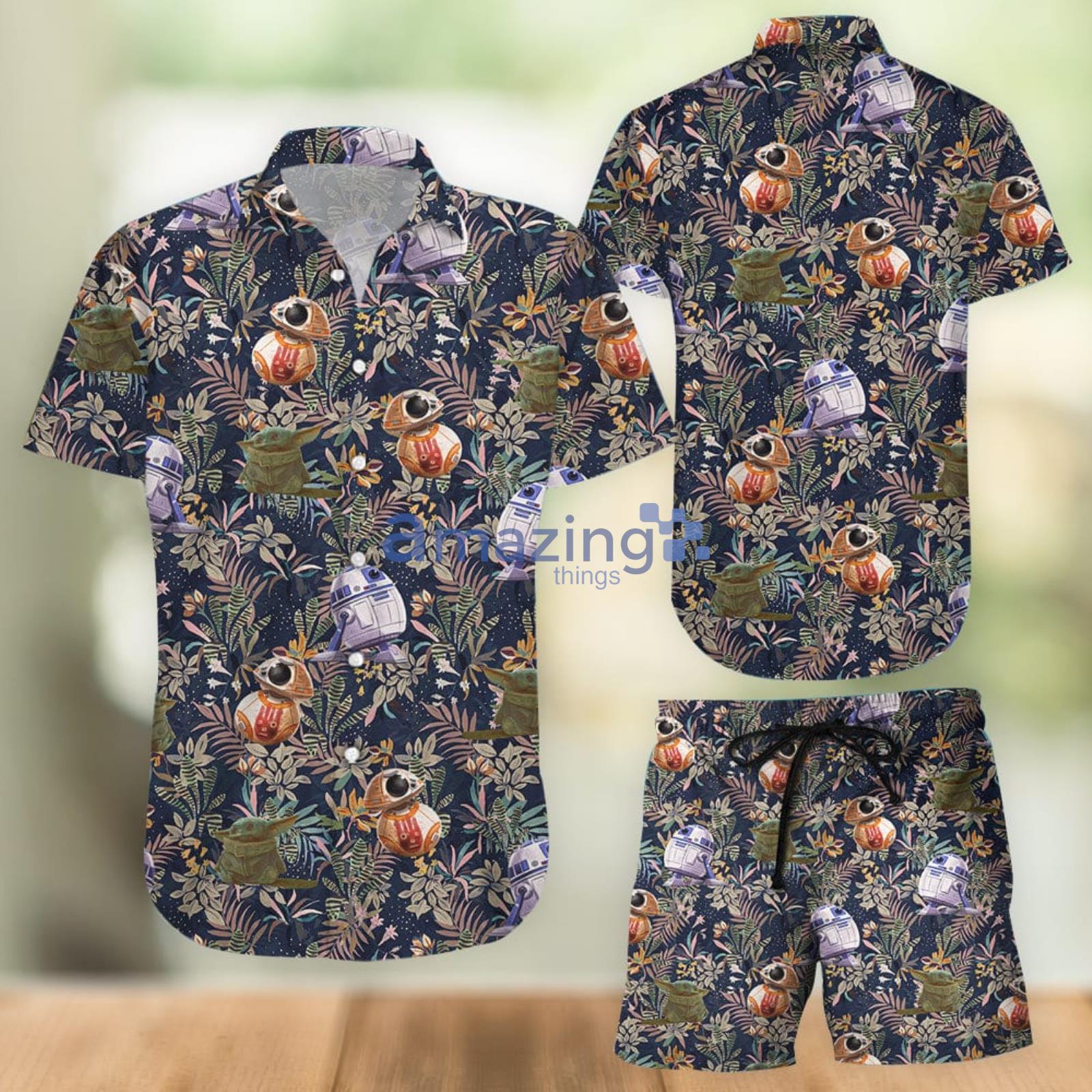 Tropical Combo Hawaiian Shirt And Shorts Summer Set Holiday Gift Product Photo 1